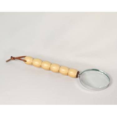 Imagem de Lupa de Aumento Decorativa Cabo 6 Anéis e Alça de Recouro 30cm Goods BR
