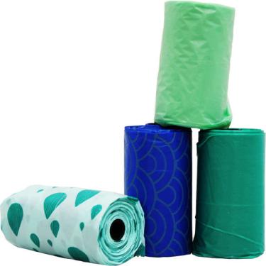 Imagem de Refil Saquinhos Higienicos Cata-Caca GermanHart Eco Waves - 4 Unidades