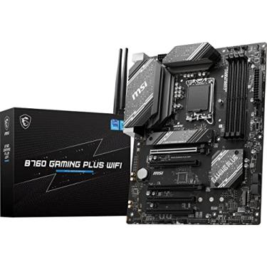Imagem de Placa Mãe Msi B760 Gaming Plus, Intel, LGA 1700, DDR5, Wifi, Bluetooth, Displayport, HDMI, M.2