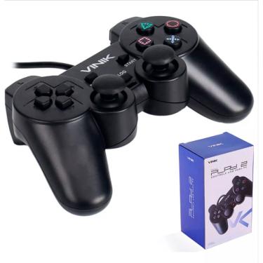 Controle Ps2 Pc Games Joystick USB Notebook Dual Shock - Online