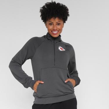 Imagem de Moletom NFL Kansas City Chiefs Nike Dri Fit Gola Alta Feminino-Feminino
