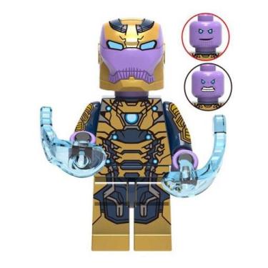 Imagem de Boneco Blocos De Montar Homem De Ferro Thanos - Mega Block Toys