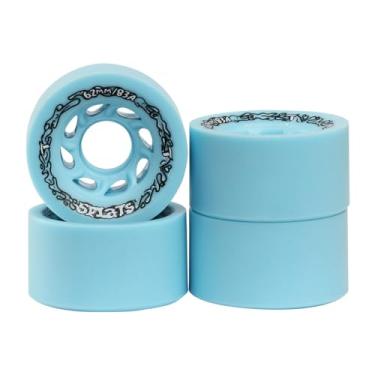 Imagem de Jogo de Rodas Traxart Splats Azul Quad 62mm x 40mm/83A