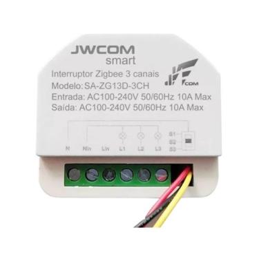 Imagem de Mini Módulo Interruptor 3 Canais Inteligente Zigbee Alexa - Jwcom