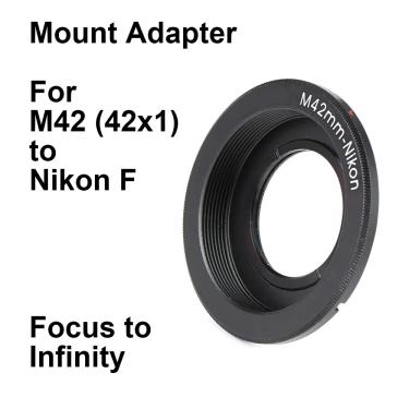 Imagem de Nikon F Anel Adaptador de Montagem  M42 - Nik F para M42  42x1  D6  D750  D850  M42-AI  Vidro de