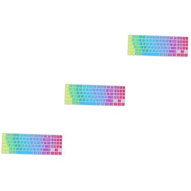 Imagem de Gadpiparty 3 Pecas Pele Do Teclado Capa De Teclado De Silicone Ultra Fino Protetor De Teclado Protetor De Notebook Tampa Do Teclado Do Laptop Capa Do Teclado Computador Portátil