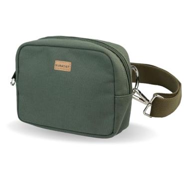 Imagem de Mochila de lona EVA e bolsa transversal | Essenciais para o dia a dia (1,5 L), Pinheiro, Small-Medium, transversal