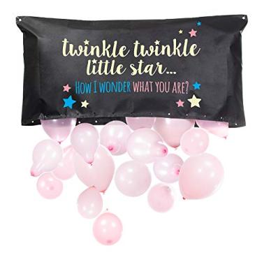 Imagem de Gender Reveal Balloon Drop Bag | Twinkle, Twinkle Little Star