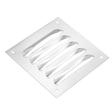 Imagem de PATIKIL Capa de ventilação de 12 x 12 cm, capa de ventilação de grade de ar de tela de liga de alumínio HVAC Grelha com venezianas para casa cozinha banheiro parede teto