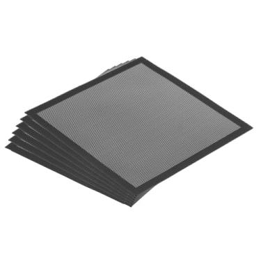 Imagem de PATIKIL Capa de ventilação magnética de 20,32 cm x 20,32 cm, pacote com 6 capas para registros de ar de parede de piso com ímã forte, tela de ventilação para bloquear detritos de poeira do cabelo,