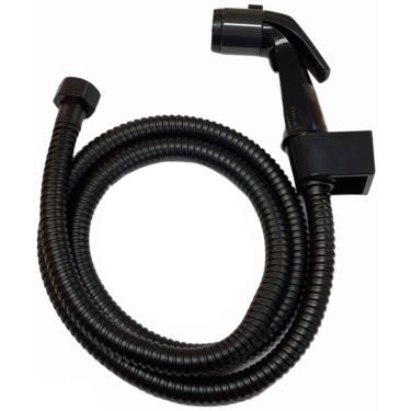 Imagem de Ducha Higiênica Black Noir Suporte e Flexível 1,2m - 4906003BLNOK100