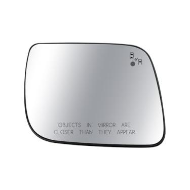 Imagem de Vidro espelhado aquecido do lado direito do passageiro adequado para Ford Explorer 2011-2015 substitui BB5Z17K707D, lente de vidro retrovisor direito com detecção de ponto cego