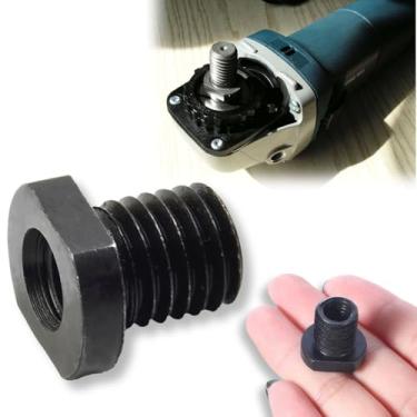 Imagem de Parafuso Conector Conversor Adaptador de Rosca M10 a M14 pra Esmerilhadeira Lixadeira Angular Rebarbadora Polimento Arbor Acessório de Conexão