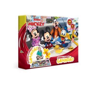 Imagem de Mickey - Quebra-cabeça Grandão - 48 peças - Toyster Brinquedos