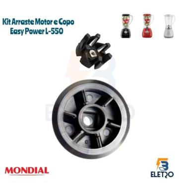 Imagem de Arraste do Copo e do Motor para Liquidificador Mondial Easy Power L550