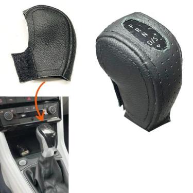 Imagem de Capa Couro Manopla Câmbio Automático Volkswagen T-cross Tsi 2019 2020 