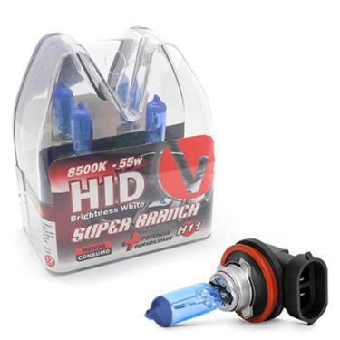 Imagem de Lâmpada Super Branca H11 8500k Diurna Milha Jeep Compass - Velox Parts