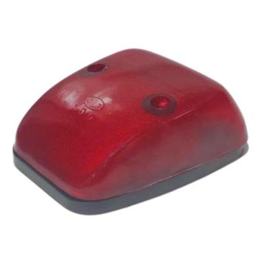 Imagem de Lanterna delimitadora lateral teto ônibu mp g5 - SILO, Vermelha