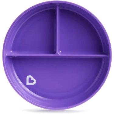 Imagem de Prato Com Ventosa Munchkin - Roxo