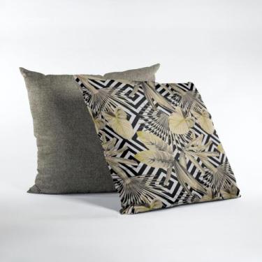 Imagem de Kit Capas de Almofadas Decorativas Lisa Estampada 45 X 45 - MUMUDECOR,