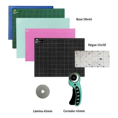 Imagem de Placa De Corte 45x30 Base de Corte para Artesanato A3 Régua 15x30 Cort