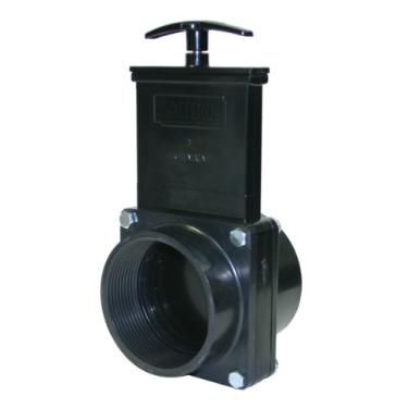 Imagem de Valterra 7309 Válvula de porta ABS, preta, 7,62 cm FPT x Slip