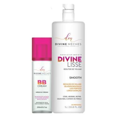 Imagem de Kit Divine Mèches Redutor de Volume Divine Lisse + BB Cream