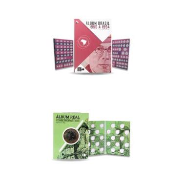 Imagem de 2 Álbuns para moedas - (1G2-1RC) - Numismática Coan