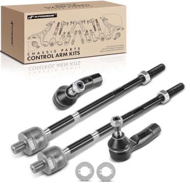 Imagem de A-Premium 2 conjuntos de terminais dianteiros internos e externos, compatíveis com Volkswagen Jetta 1999-2005, Jetta City 2007-2009, Golf 1999-2006, Golf City 2007-2010, Beetle 1998-2010