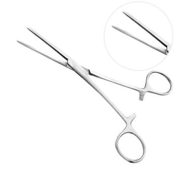Imagem de Pinça Crile Reta 14 cm Aço Inoxidável  - CICARELLI