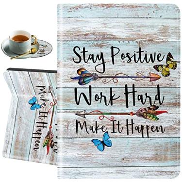 Imagem de Capa para Samsung Galaxy Tab A7 Lite 22.1 cm 2021, TPU à prova de choque, capa protetora para tablet Samsung Tab A7 Lite (SM-T220/T225/T227), mantém o trabalho positivo e faz acontecer