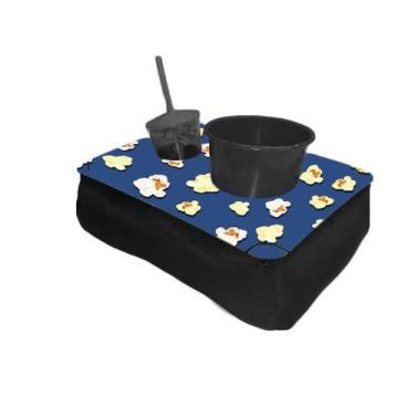 Imagem de Almofada Bandeja Pipoca c/ Balde e 1 Copo Estampas Criativas Personali