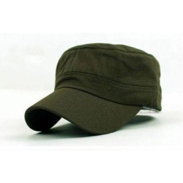 Imagem de Kit 10 Bone Cap Tipo Militar Vores Variados Liso - Mrvendas, UN, Preto