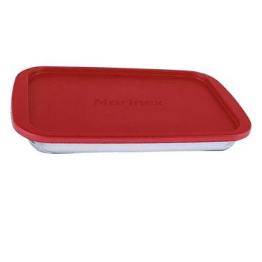 Imagem de Assadeira Forma Com Tampa Retangular 2,9lts Grande Marinex 3 - Nadir F