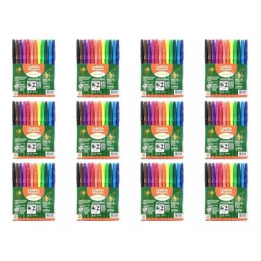 Imagem de Estojo Canetinha Hidrocor 12 Cores Pct/12 Estojos Leo&Leo