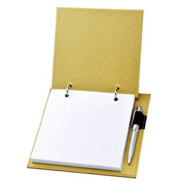 Imagem de Porta bloco de rascunho prada - office designer odp888, Ouro Light