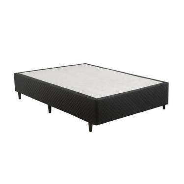 Imagem de Base para Cama Box Casal Idea (28x138x188) Preta - Modern