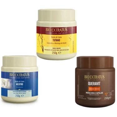 Imagem de Cronograma Bio Extratus para Todos Tipos de Cabelos 250g x 3
