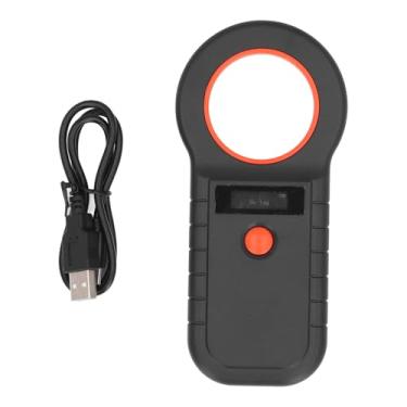 Imagem de Leitor Etiqueta Animal, Scanner Portátil Microchip para Animais Estimação OLED 2,4 G 134,2 Khz 125 Khz, Scanner Etiqueta Animal para RFID ISO11784/85 FDX-B EMID Cats Dogs
