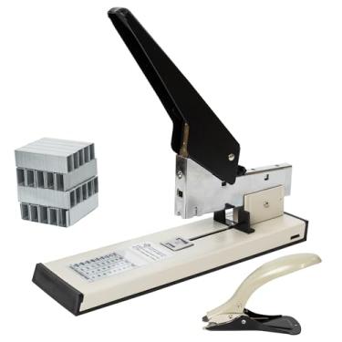 Imagem de Grampeador grande de alta capacidade com removedor de grampos e 4000 grampos, grampeador resistente fácil de carregar 240 folhas, grampeador de livreto, grampeador comercial