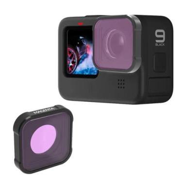 Imagem de Filtro Lente Magenta de Mergulho para GoPro 13/12/11/10 e 9 Black - Sh