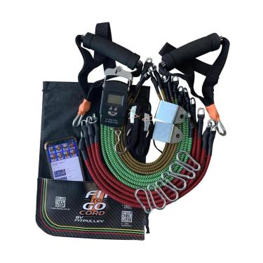 Imagem de Extensores Elásticos Exercícios Fittogo 115kg + Dinamômetro-Unissex