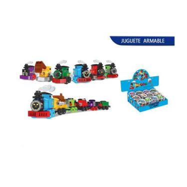 Imagem de Trem de Brinquedo Montável - 31 a 32 Peças em Ovo para Crianças