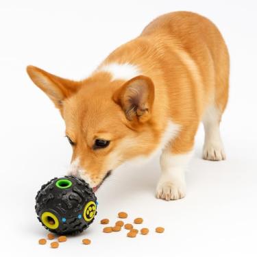 Imagem de Bola Petisco Pet Bolinha Interativa Dispensa Ração Para Cachorro Cães Mordedor Anti Stress Sortido 10cm