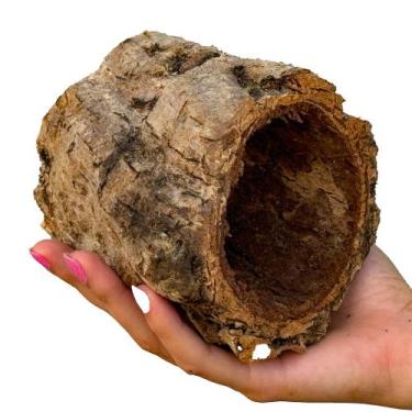 Imagem de Cork Bark Tube Pets  Hamster, Roedores, Cobras - Viva Flores  Presente