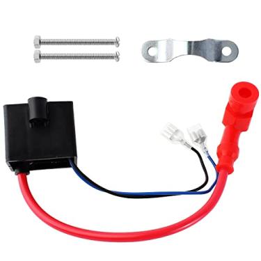 Imagem de Yingshop Bobina de ignição CDI de alto desempenho de reposição para 49cc 50cc 60cc 66cc 80cc 2 tempos motor de elétrons bicicleta motorizada com peças de montagem