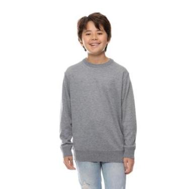 Imagem de Suéter Juvenil Masculino Gola Redonda Crocker-Unissex