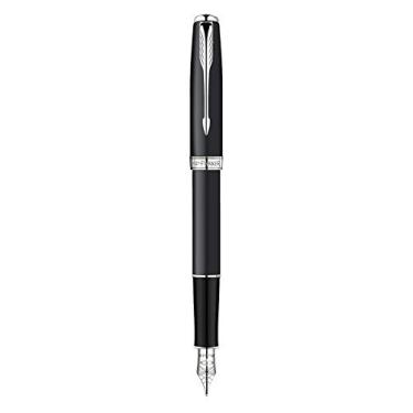 Imagem de Caneta Tinteiro Parker Sonnet Negro Fosco Ct S0818090, Parker, S0818090, N/A