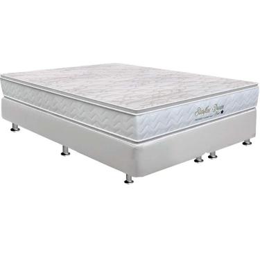 Imagem de Cama Box King: Colchão Molas MasterPocket Ensacadas Orthoflex Starflex Dream New + Base CRC Courano White(193x203)