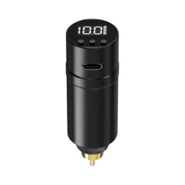 Imagem de Bateria Sem Fio Para Tatuagem, 4-12v, Conector Rca, Fonte De Alimentaç